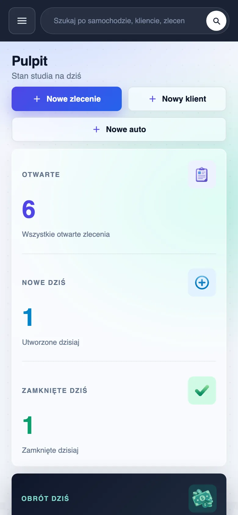 AutoZeszyt na telefonie